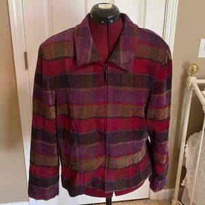 Purple and Maroon Jacket Medium
